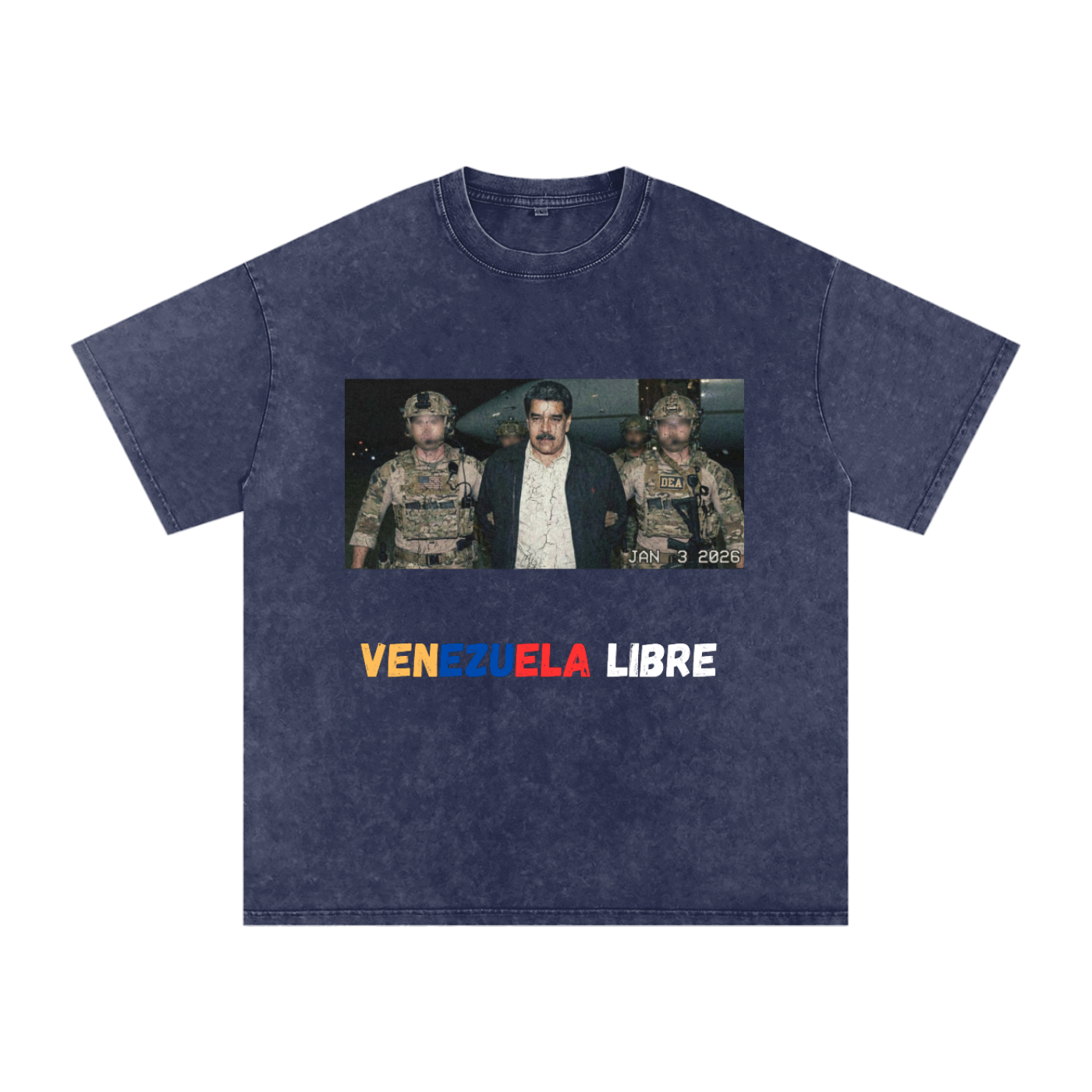 Snow Washed Oversized - Venezuela Libre