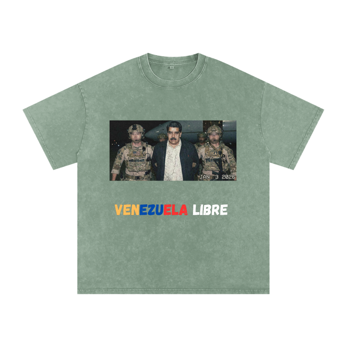 Snow Washed Oversized - Venezuela Libre