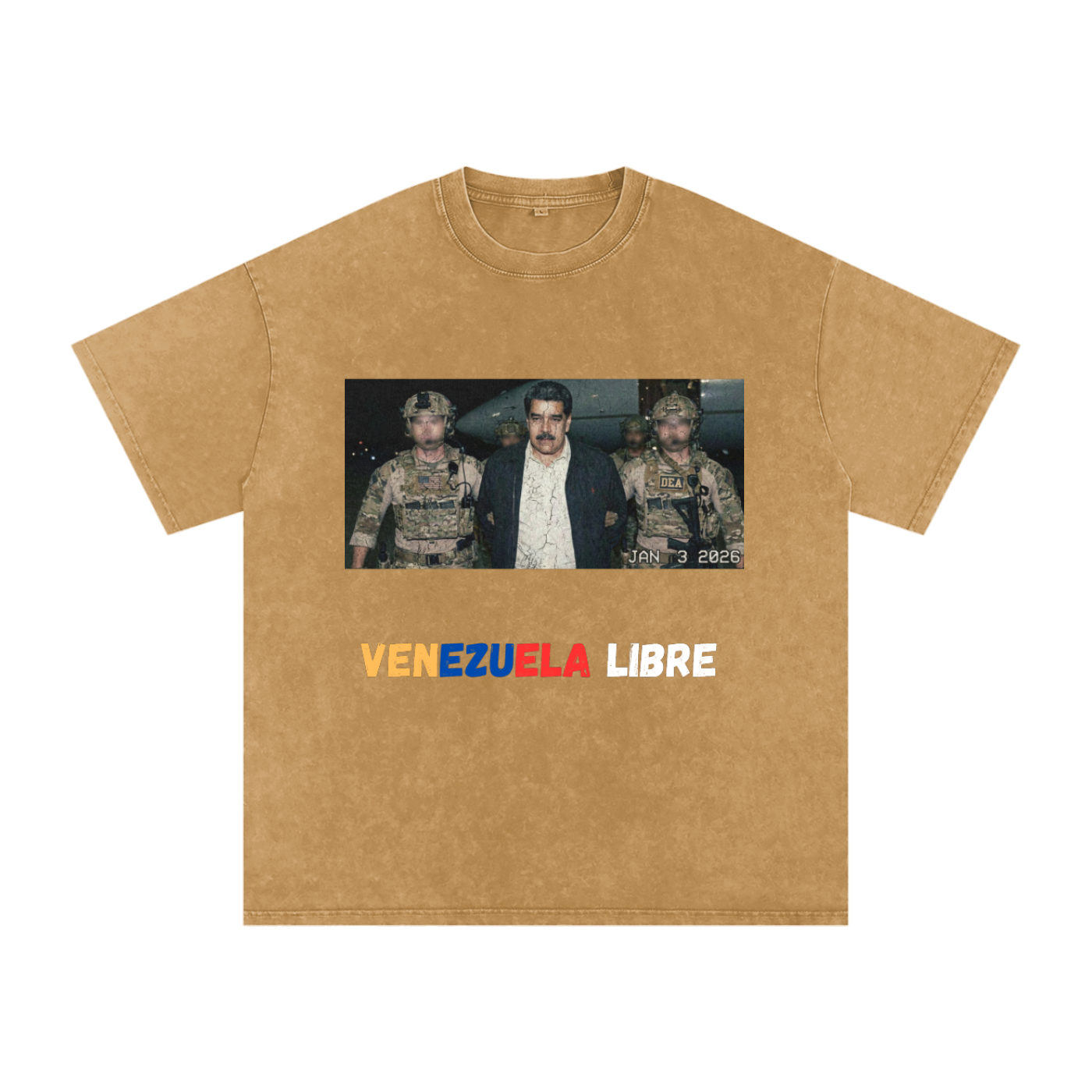 Snow Washed Oversized - Venezuela Libre