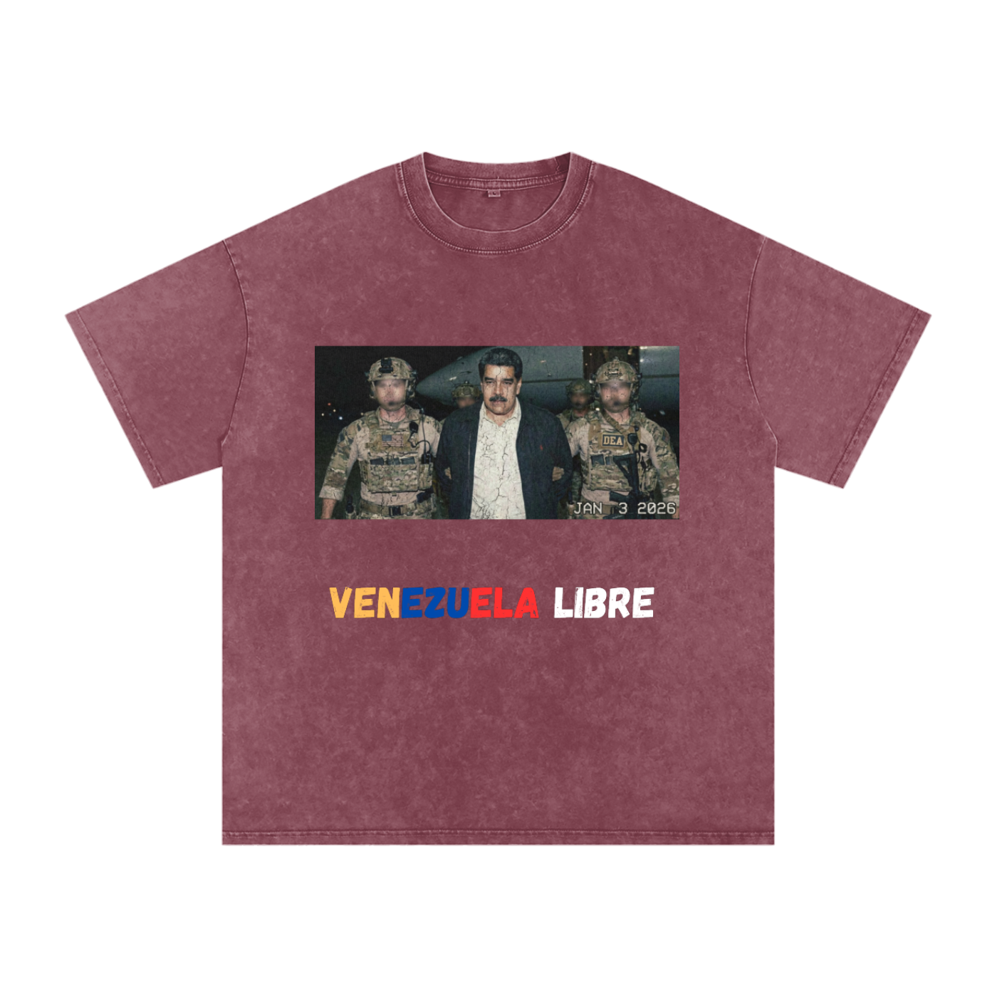 Snow Washed Oversized - Venezuela Libre