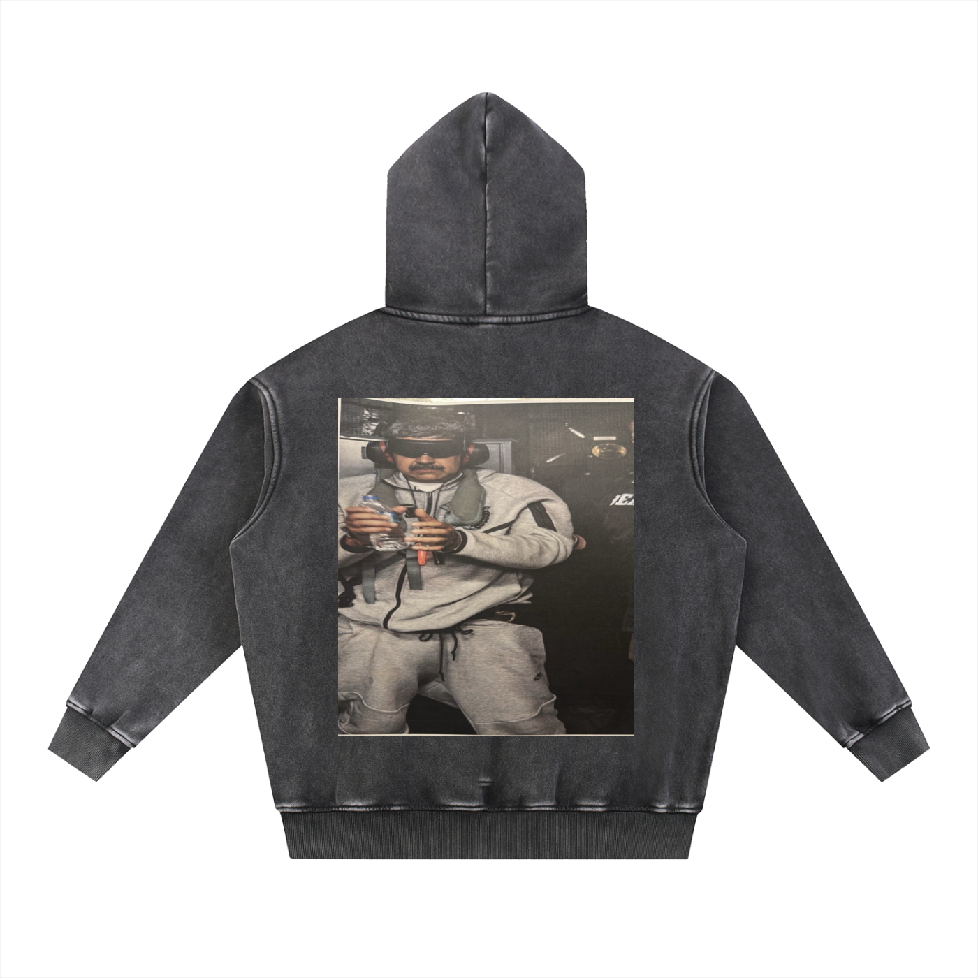 Snow Wash Oversize Hoodie - Maduro Secuestrado