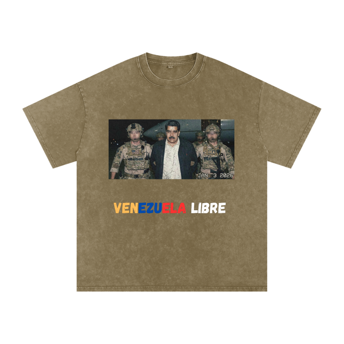 Snow Washed Oversized - Venezuela Libre