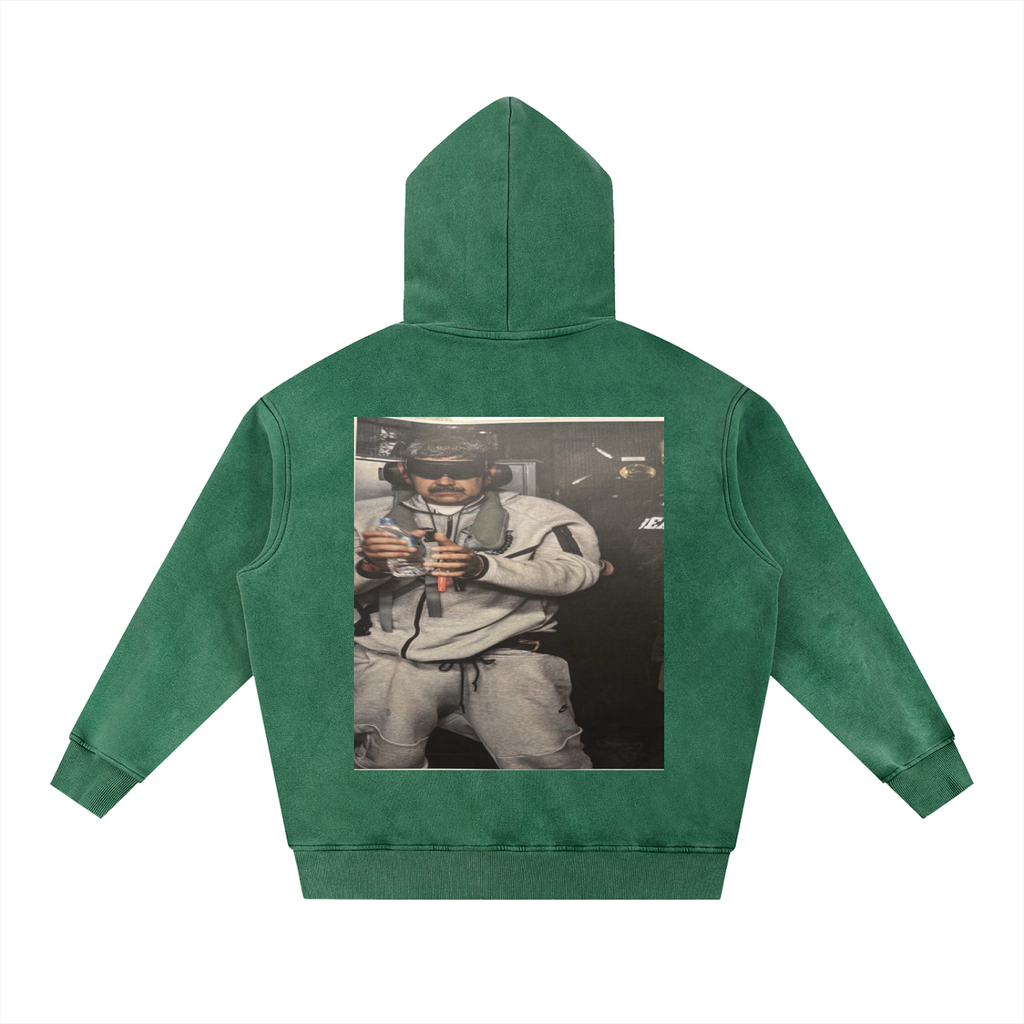 Snow Wash Oversize Hoodie - Maduro Secuestrado