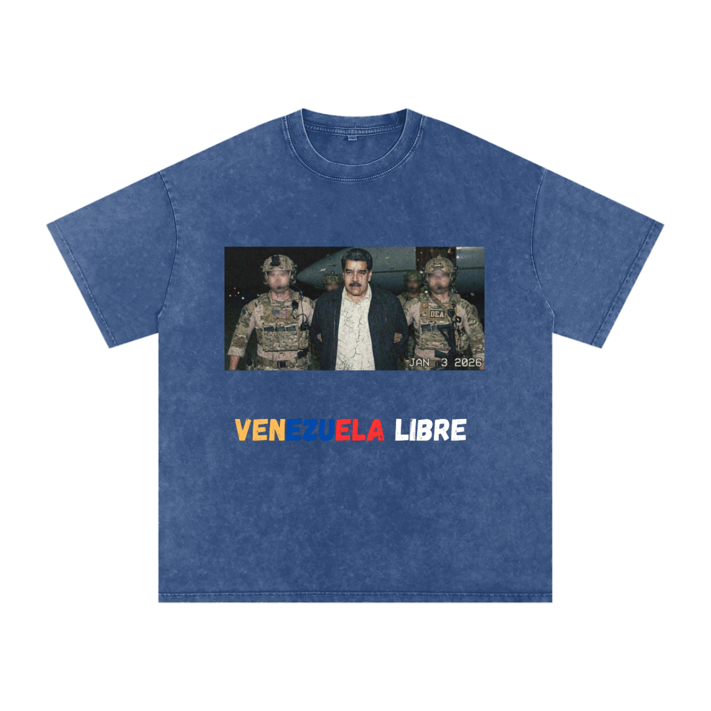 Snow Washed Oversized - Venezuela Libre