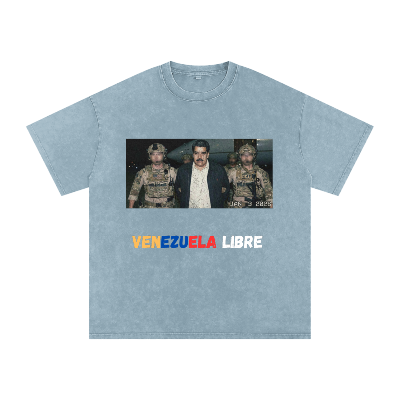 Snow Washed Oversized - Venezuela Libre