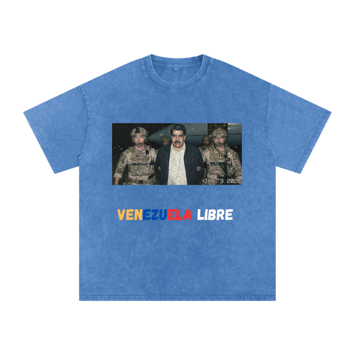 Snow Washed Oversized - Venezuela Libre