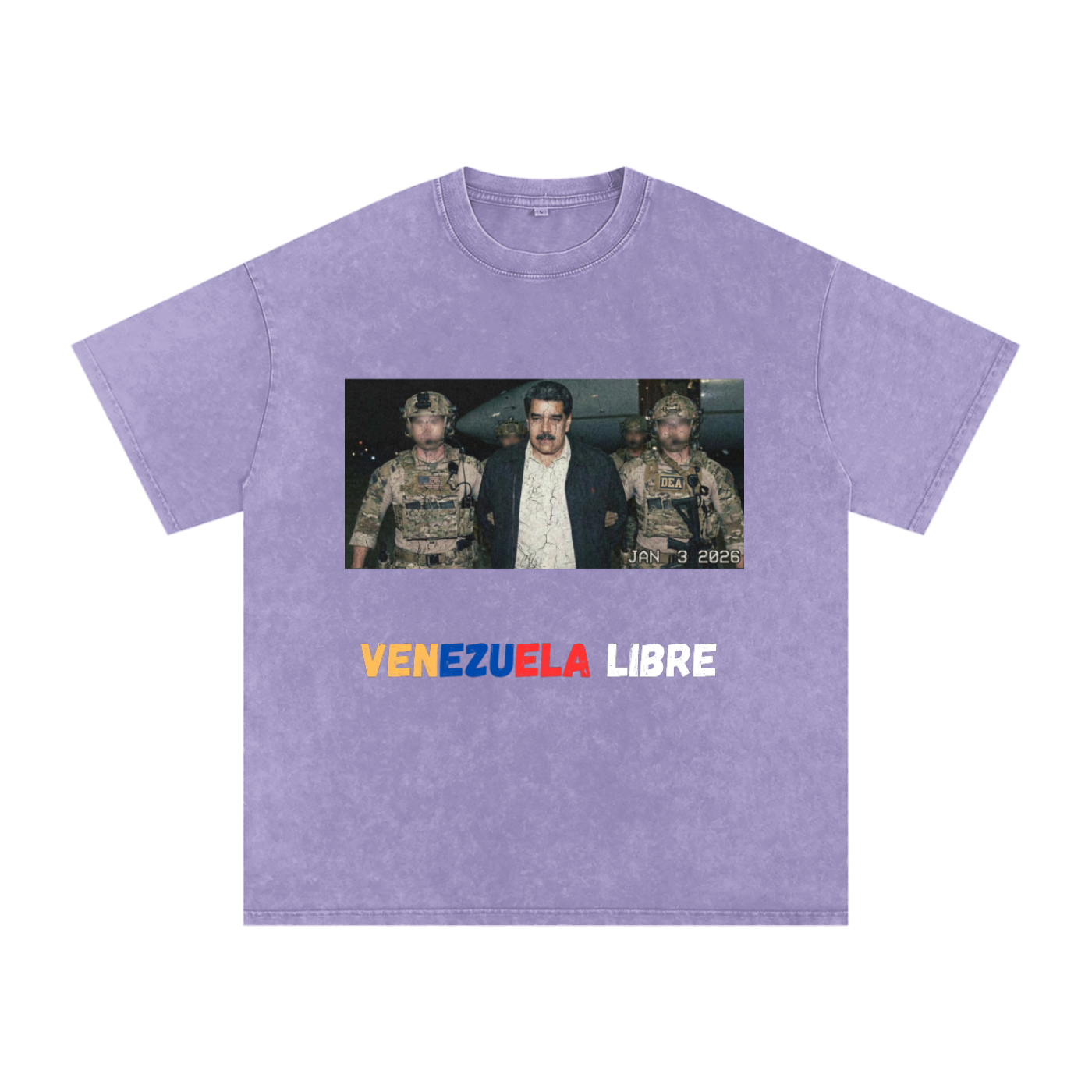 Snow Washed Oversized - Venezuela Libre