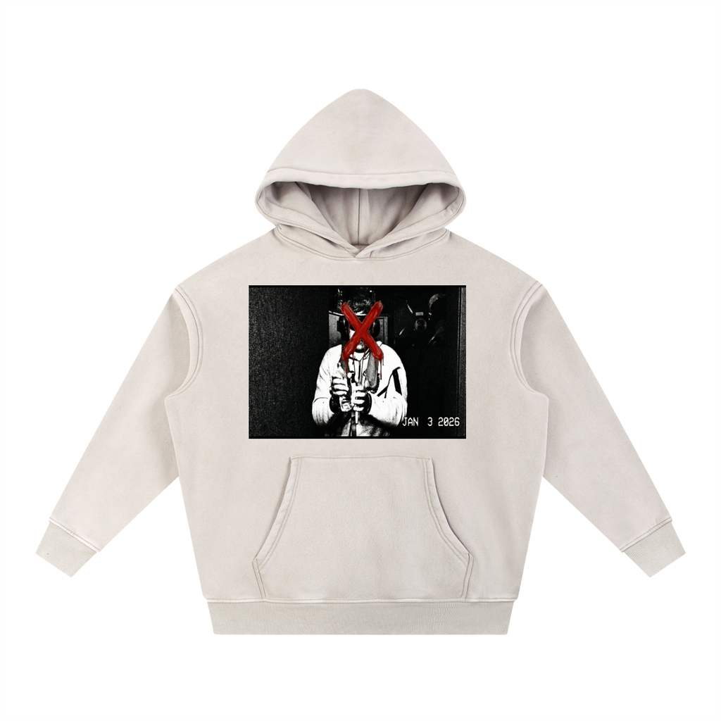 Snow Wash Oversize Hoodie - Maduro Secuestrado