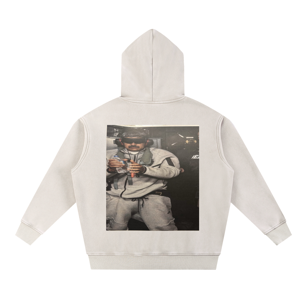 Snow Wash Oversize Hoodie - Maduro Secuestrado
