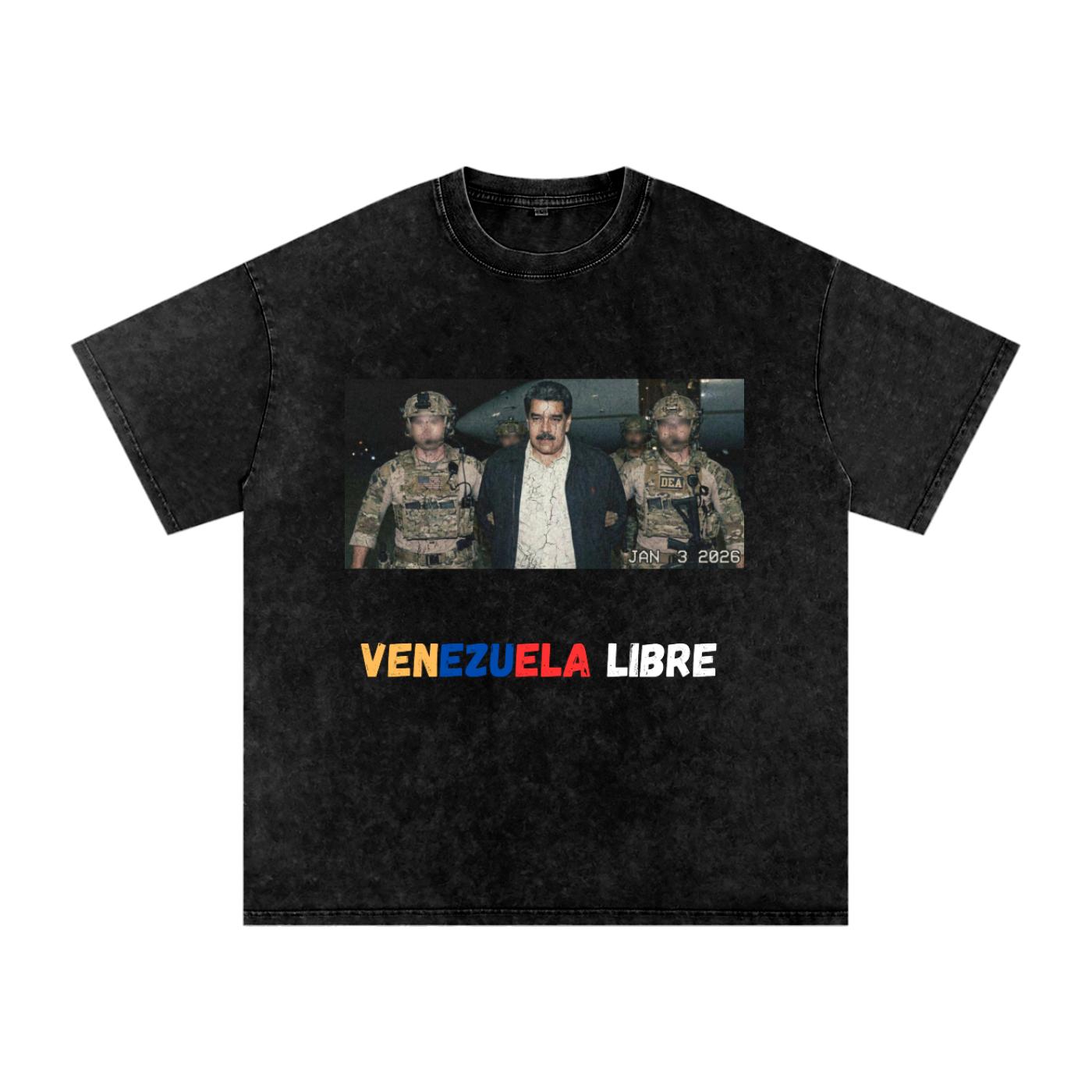 Snow Washed Oversized - Venezuela Libre