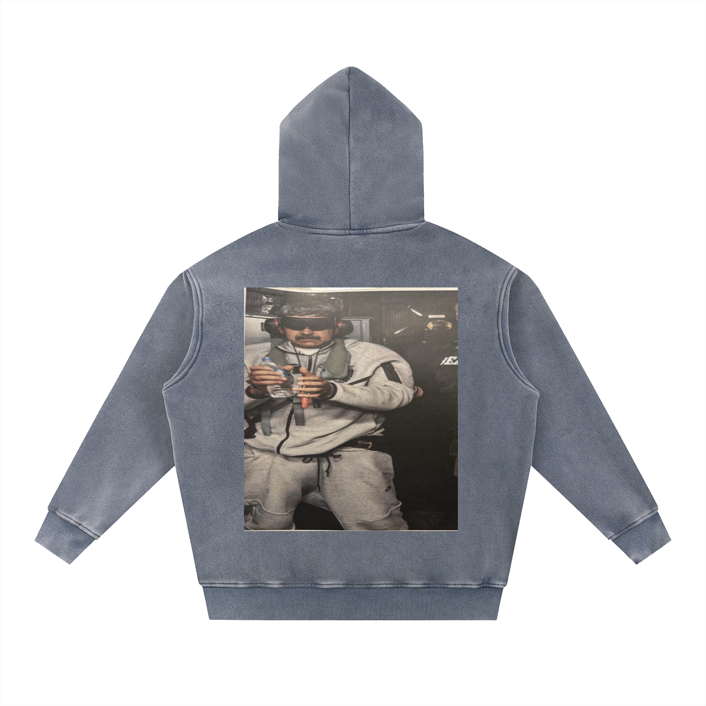 Snow Wash Oversize Hoodie - Maduro Secuestrado